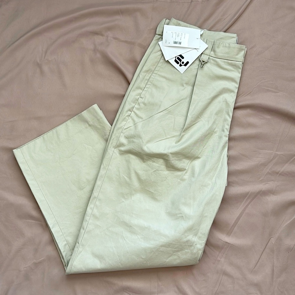 NWT Eytys Scout WideLeg Pants Pearl (Light Grey) 52 Men’s / 42 Women’s Oversized